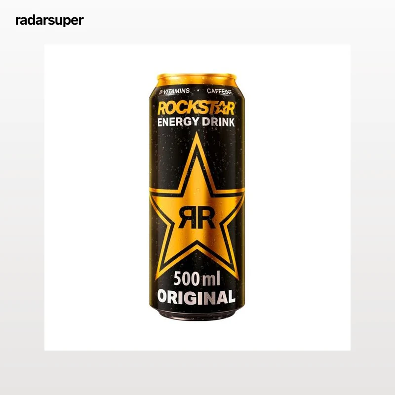 ROCKSTAR Bebida energética original lata de 50 cl.