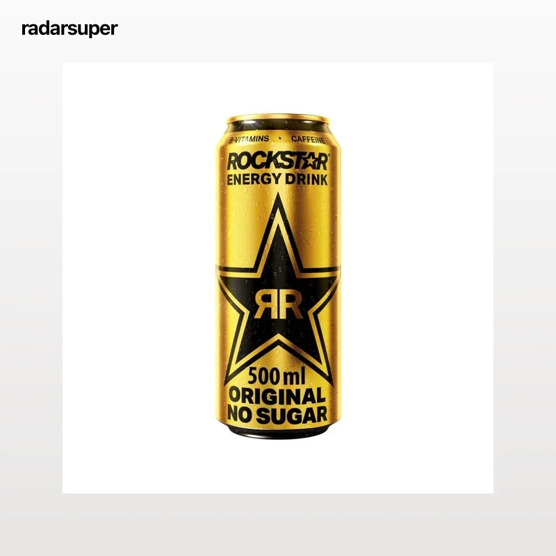 ROCKSTAR Bebida energética sin azúcar lata 500 ml.