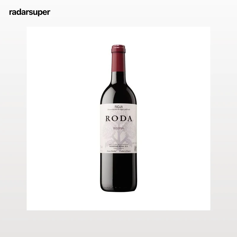 RODA  Vino tinto reserva con D.O. Rioja RODA botella de 75 cl.