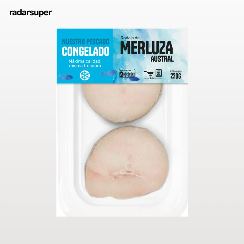 Rodaja merluza austral 220g