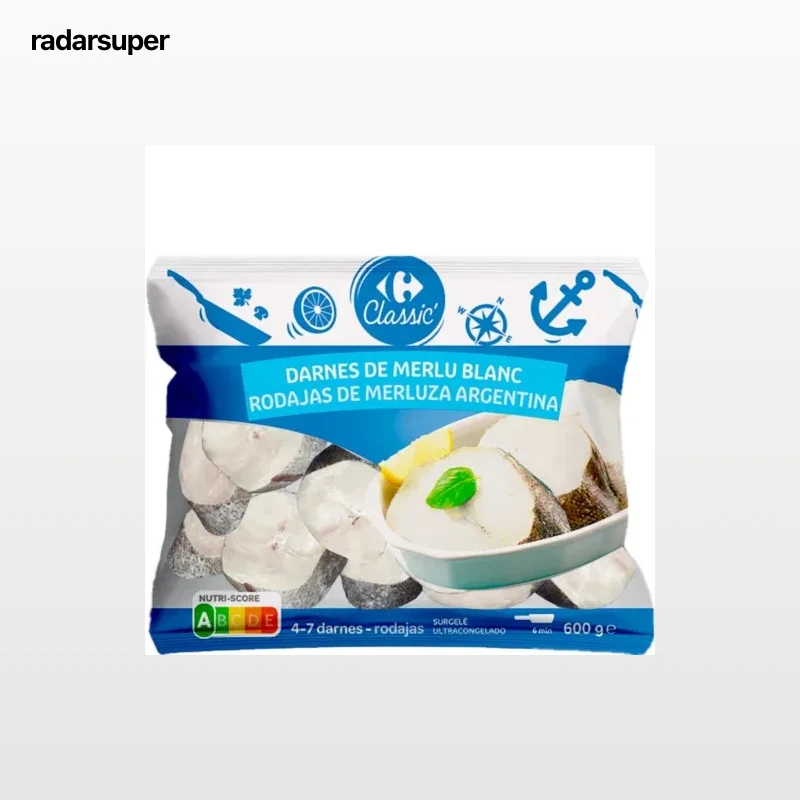 Rodajas de merluza Carrefour Classic 600 g