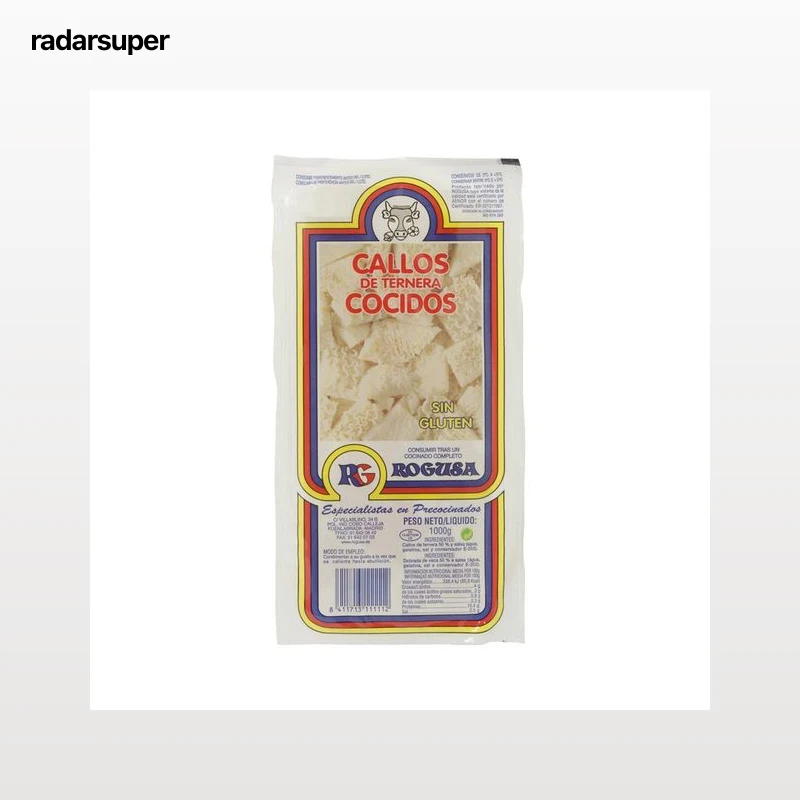 ROGUSA Callos de ternera cocidos, elaborados sin gluten ROGUSA 1000 g.