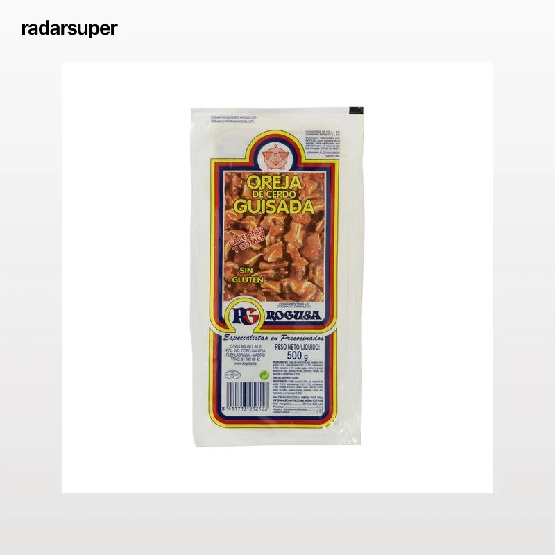 ROGUSA Oreja de cerdo guisada, lista para calentar y comer ROGUSA 500 g