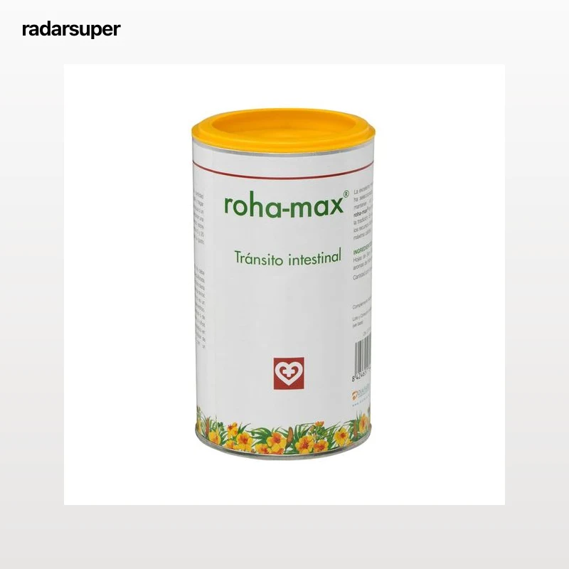ROHA-MAX Complemento alimenticio a base de extractos naturales, para la mejora del tránsito intestinal ROHA-MAX 130 g.