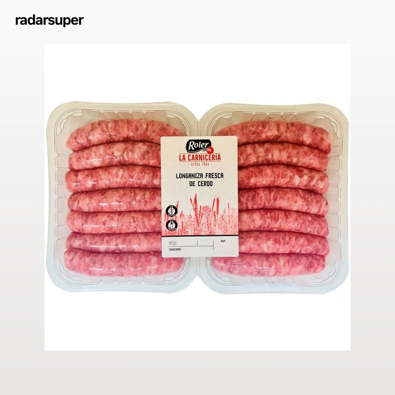 ROLER Longaniza blanca de cerdo 14 uds. 650 g.