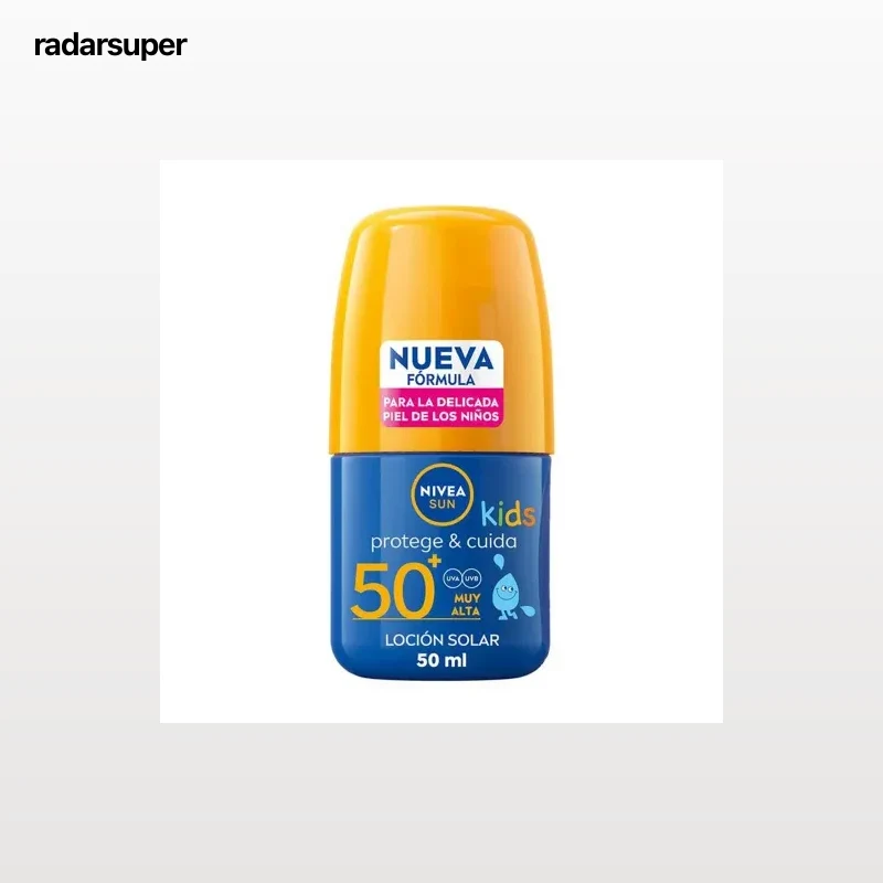 Roll-on protector solar niños FP50+ Protege & Cuida Kids Nivea Sun 50 ml.