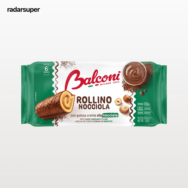 Rollito con crema de avellanas