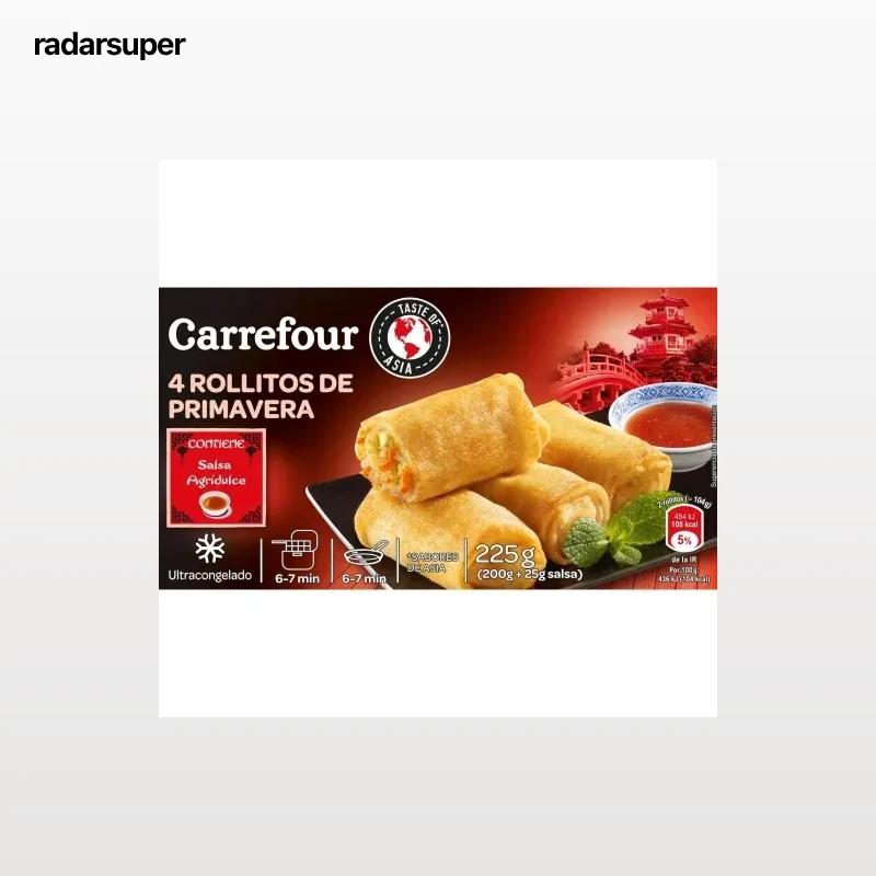 Rollitos primavera Carrefour 225 g.