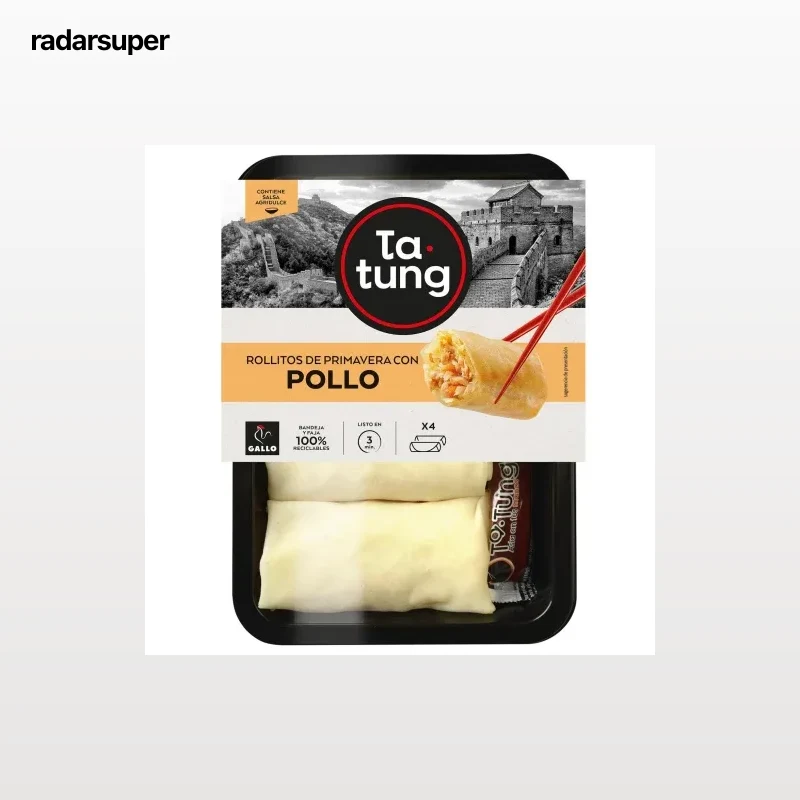 Rollitos primavera con pollo Ta-Tung 280 g.