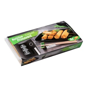 Rollitos primavera de verduras Hacendado ultracongelados