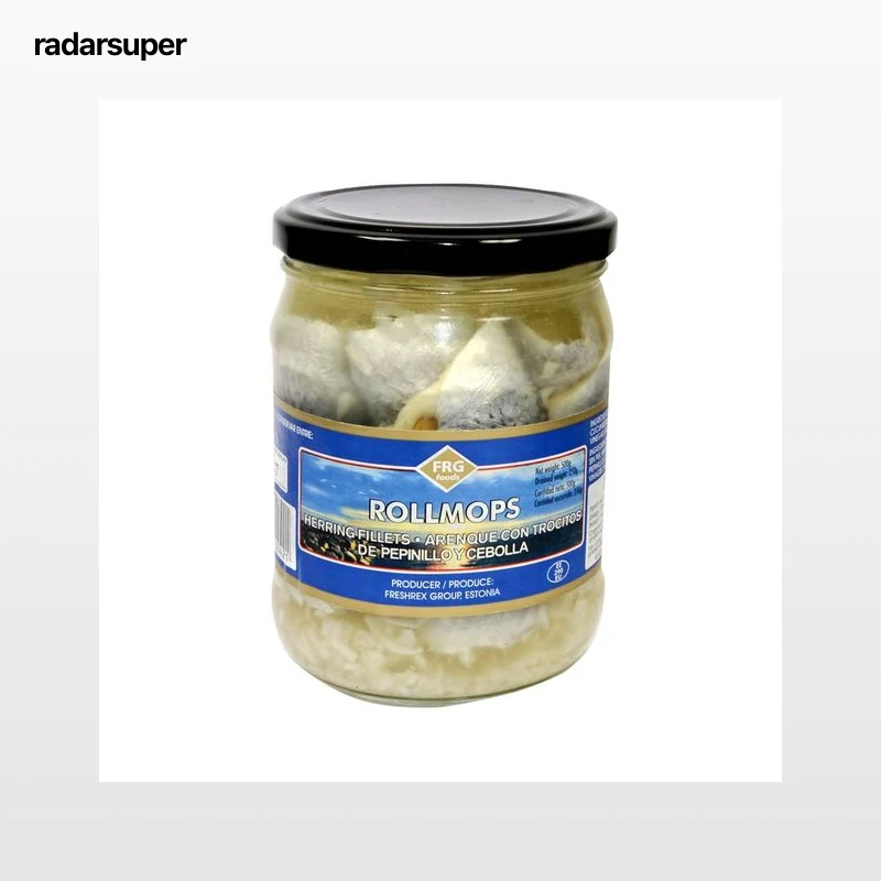 ROLLMOPS Arenques con trozos de pepinillos y cebollas