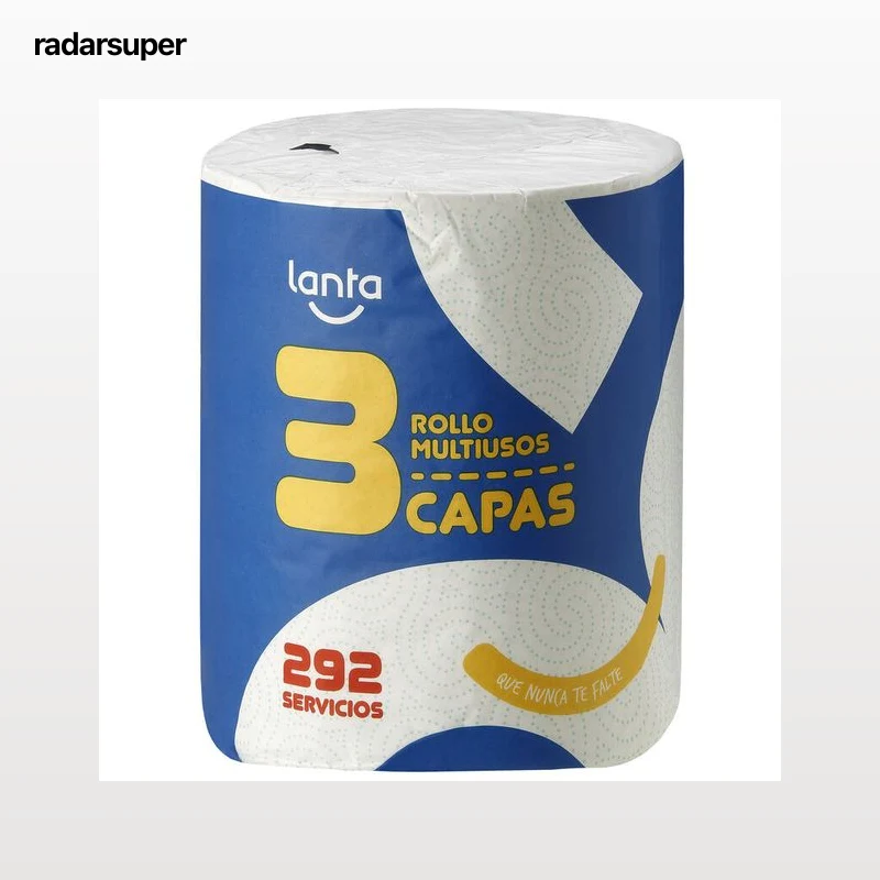 Rollo papel Lanta 3 capas multiusos