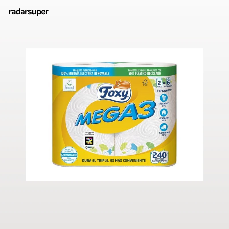 ROLO DE COZINHA FOXY MEGA3 COMPACTO 2F 2=6R