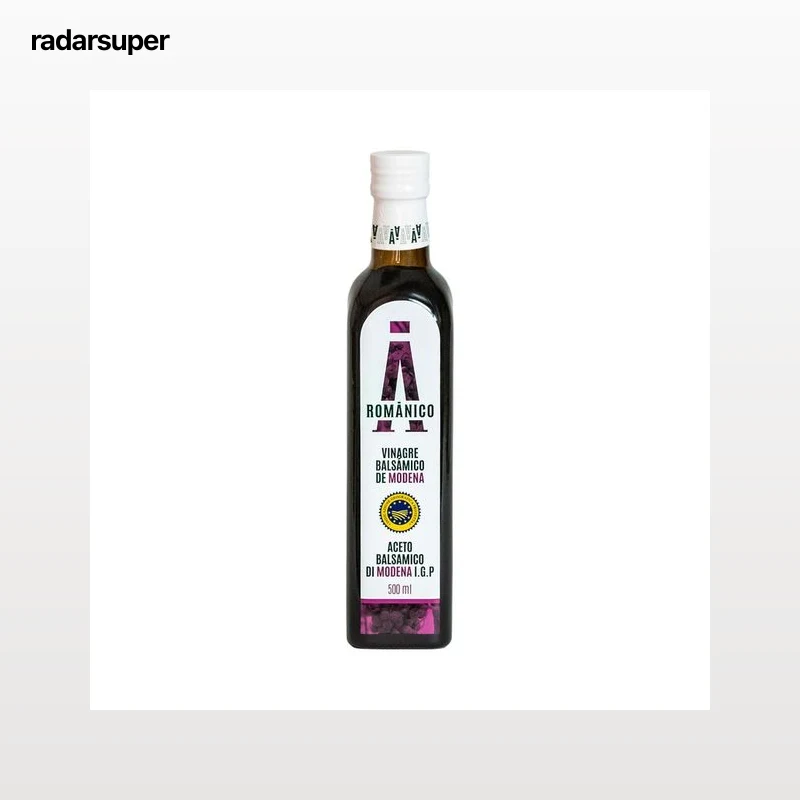 ROMANICO Vinagre balsámico de módena botella de 500 ml.