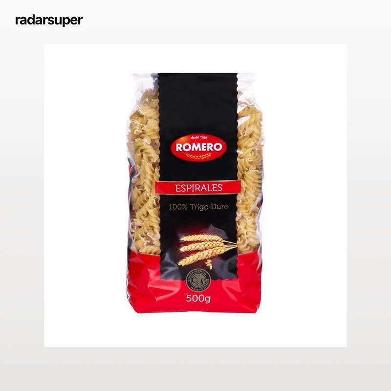 ROMERO Pasta espirales,pasta ROMERO 500 gr.
