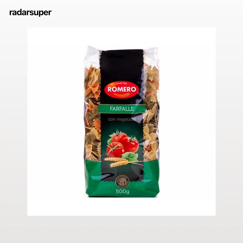 ROMERO Pasta lazos tres sabores, pasta ROMERO 500 gr.