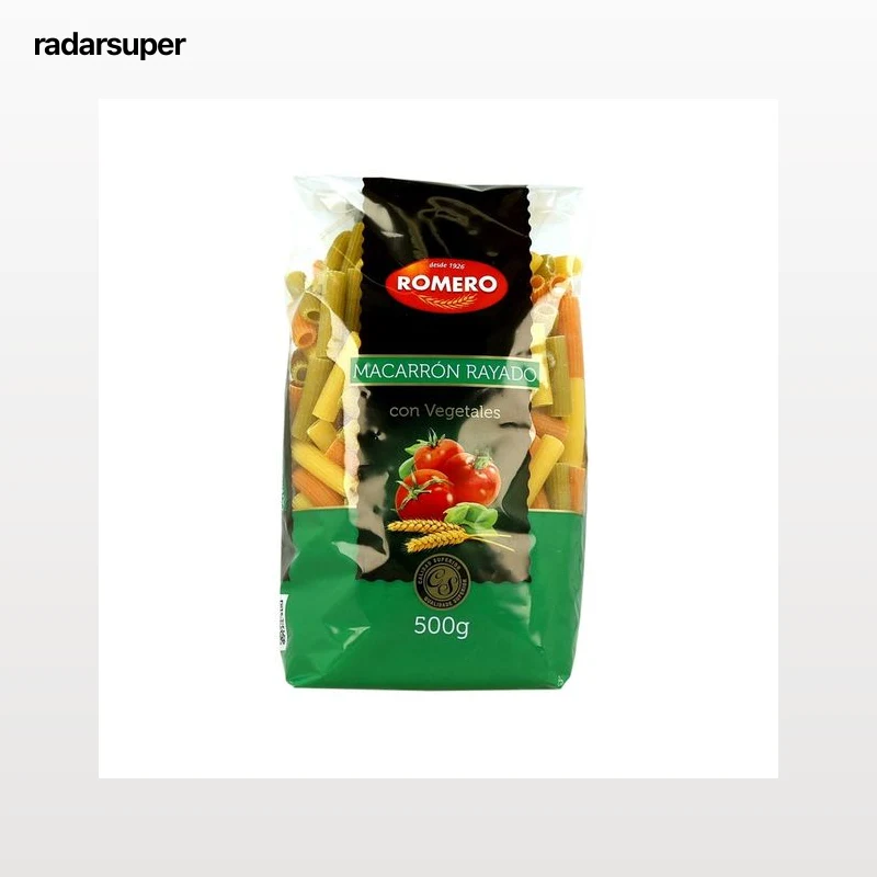 ROMERO Pasta macarrones 3 sabores ROMERO 500 gr