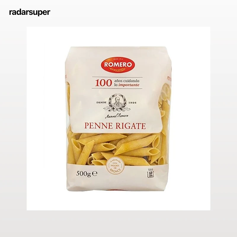 ROMERO Pasta Penne Rigate - 500g.