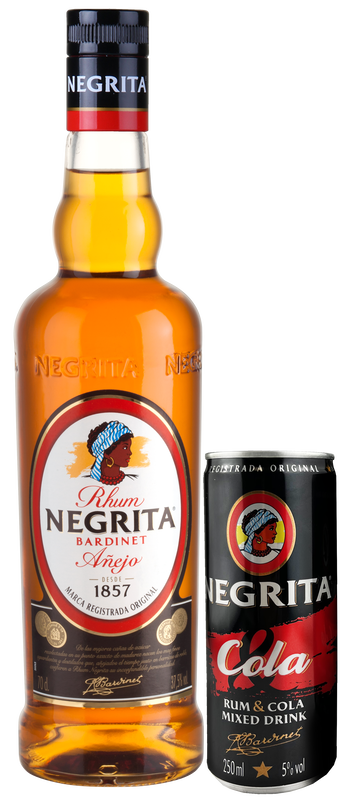 Ron Añejo Negrita 70cl + lata negra cola