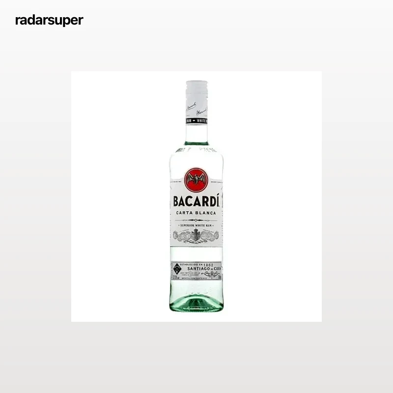 Ron Bacardí Carta blanca 70 cl.