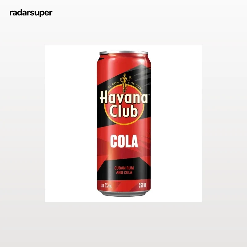 Ron Havana Club cola lata 25 cl.