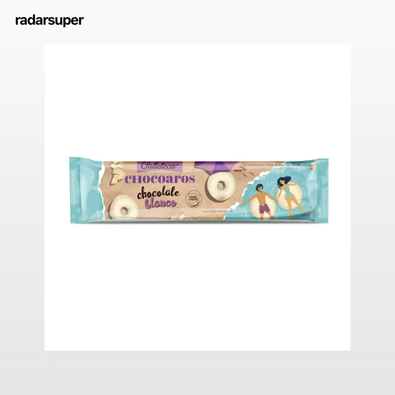 Roscos de galleta con chocolate blanco chocoaros Galleteca de Dia 128 g