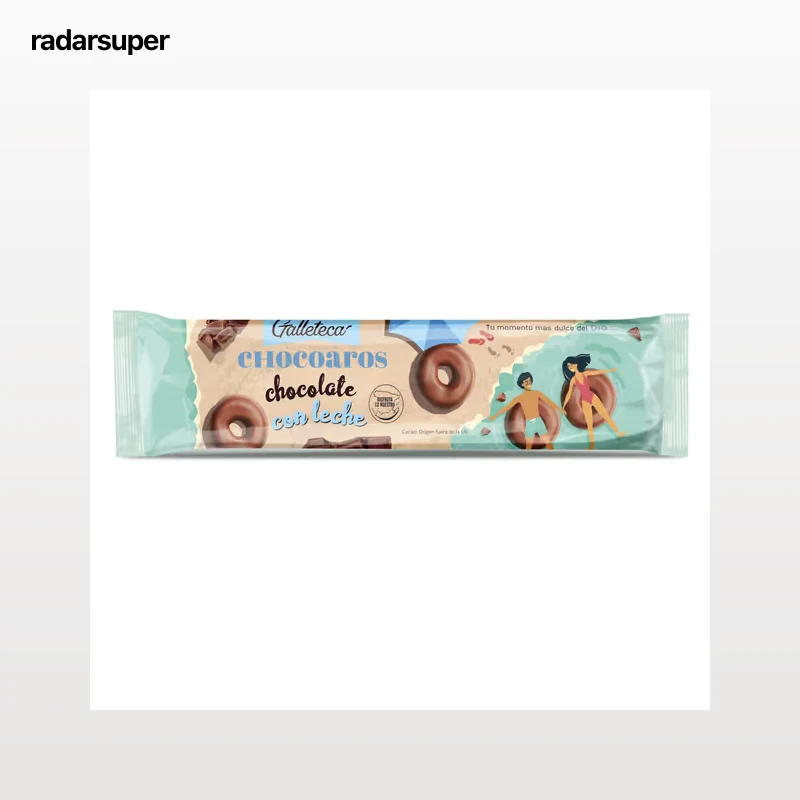 Roscos de galleta con chocolate con leche chocoaros Galleteca de Dia 128 g