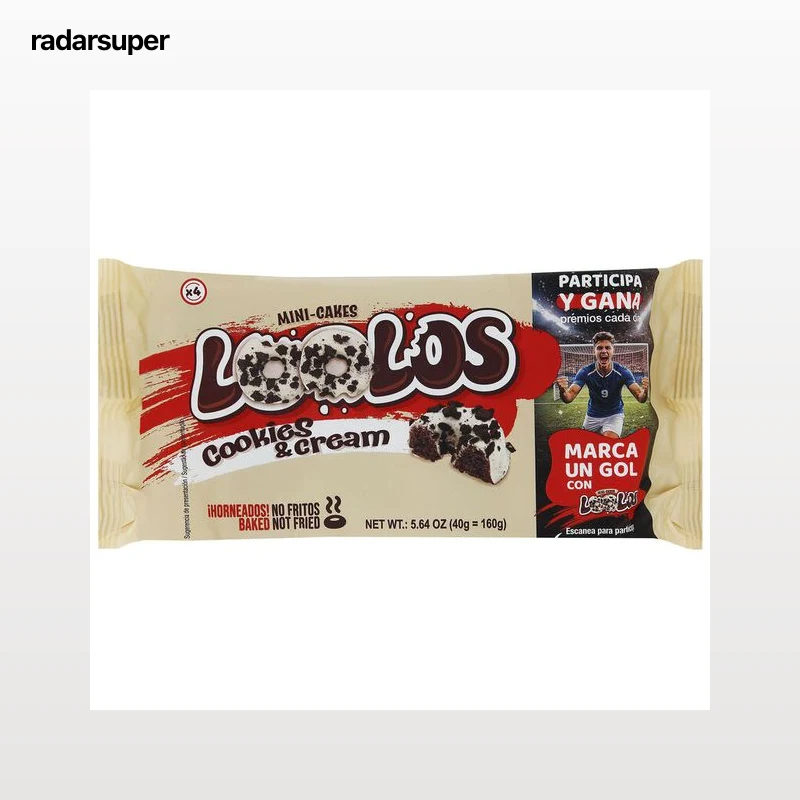 Rosquilla Mini Loolos 4ud Cookies&cream