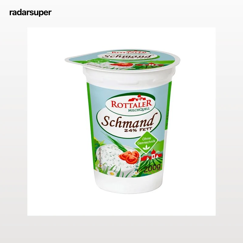 ROTTALER Nata agria (24 % de materia grasa), ideal para cocinar ROTTALER 200 g.