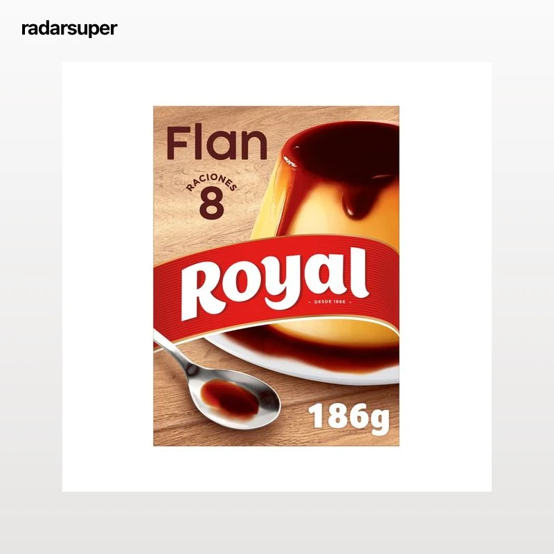 ROYAL Preparado para flan 8 raciones 186 g.
