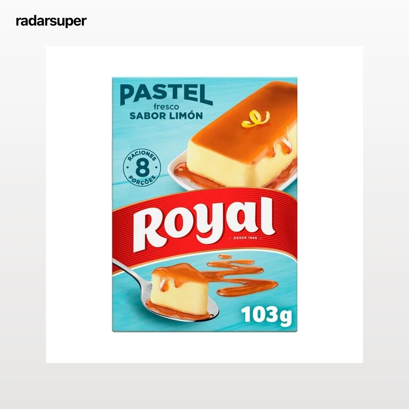 ROYAL Preparado para pastel fresco de limón ROYAL 103 g.