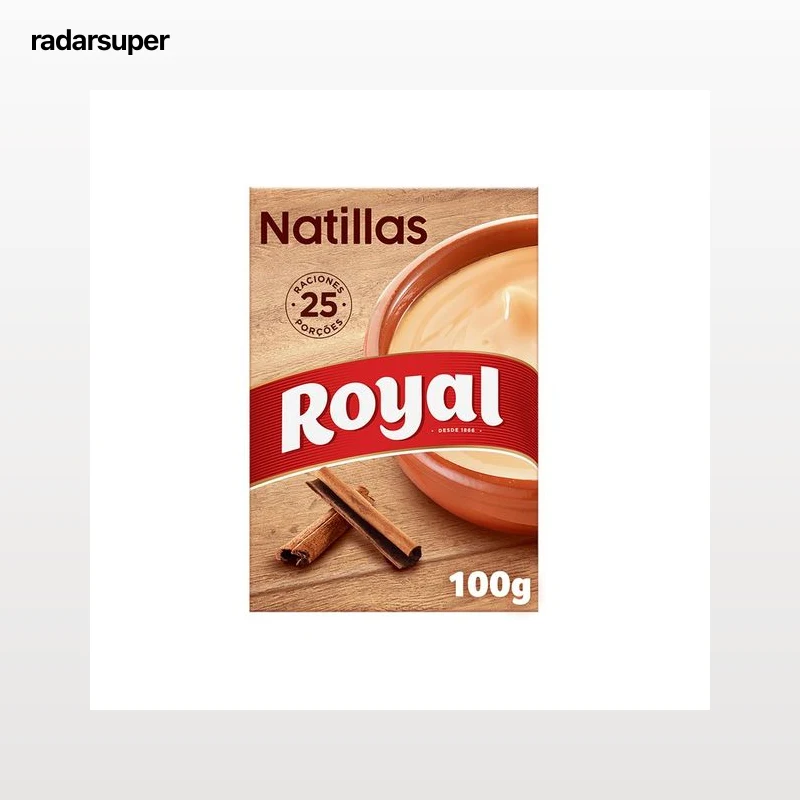 ROYAL Preparado en polvo para hacer natillas caseras 100 g.