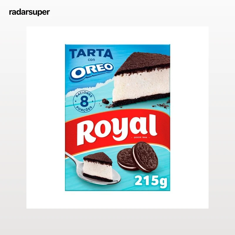 ROYAL Preparado para tarta de Oreo ROYAL 215 g.