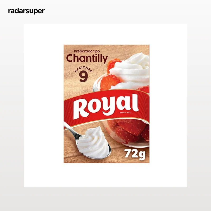 ROYAL Preparado tipo chantic ROYAL 72 g.