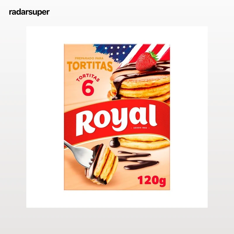 ROYAL Preparado para tortitas 120 g.