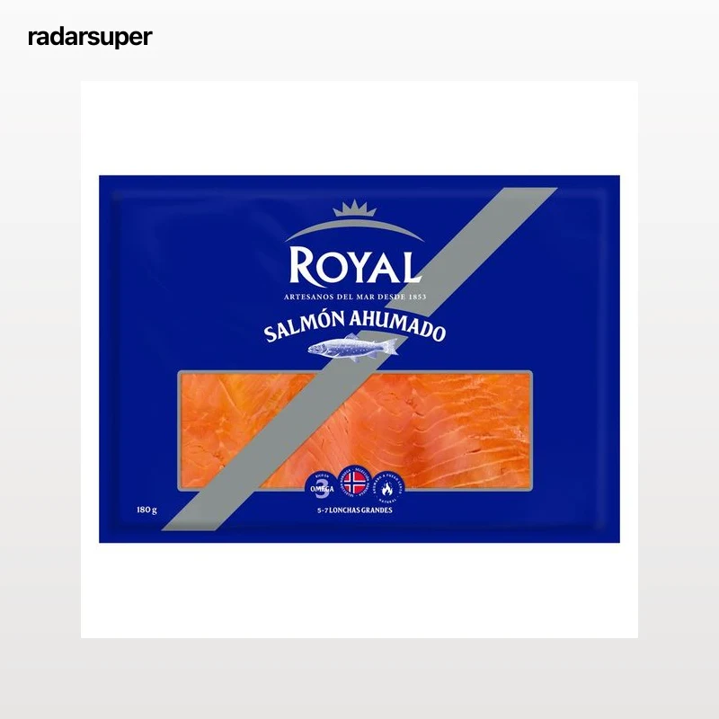 ROYAL Salmón ahumado 180 g.