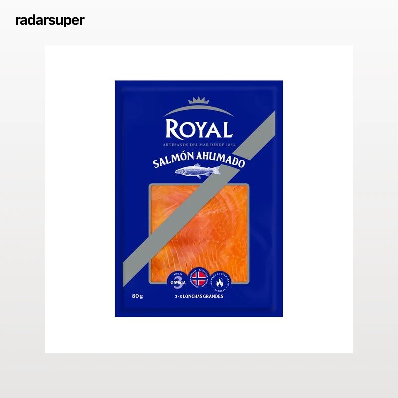ROYAL Salmón ahumado 80 g.