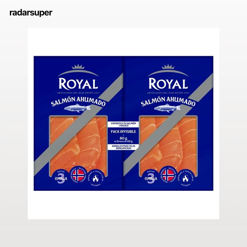 ROYAL Salmón ahumado duo 2 x 40 g.