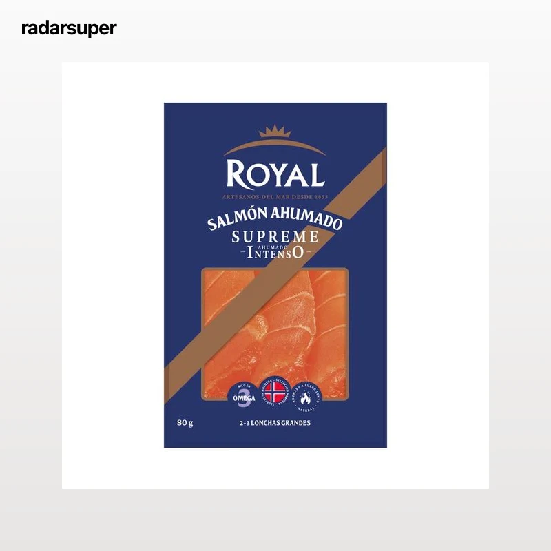 ROYAL Salmón ahumado intenso 80 gr.