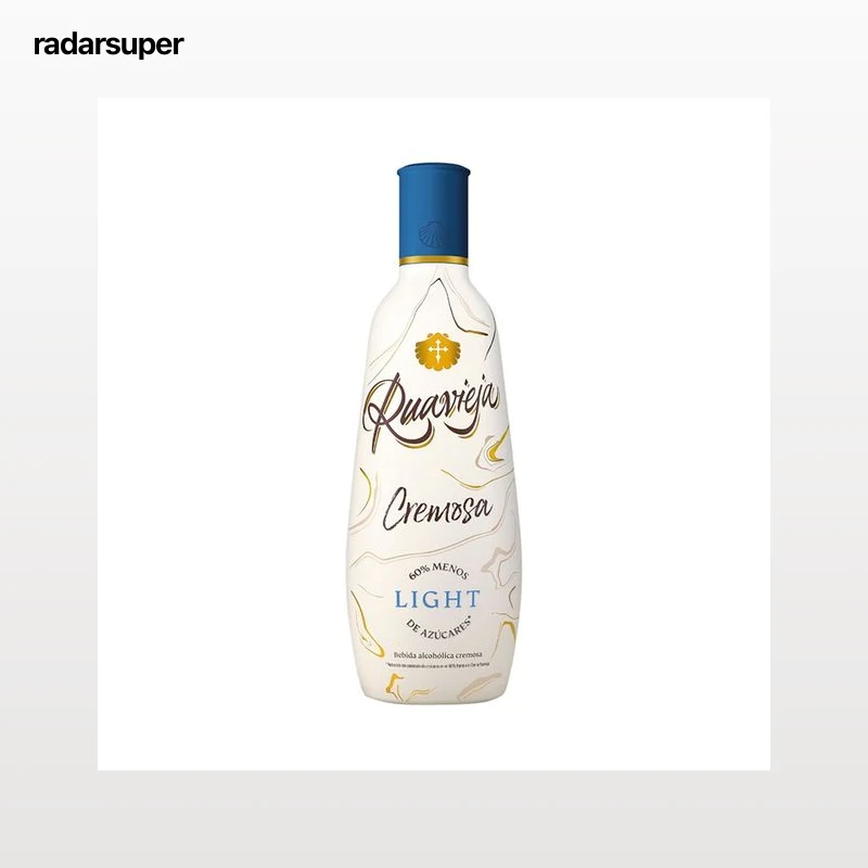 RUAVIEJA Cremosa light Licor de crema de orujo con un 60% menos de azúcar botella 5 cl.