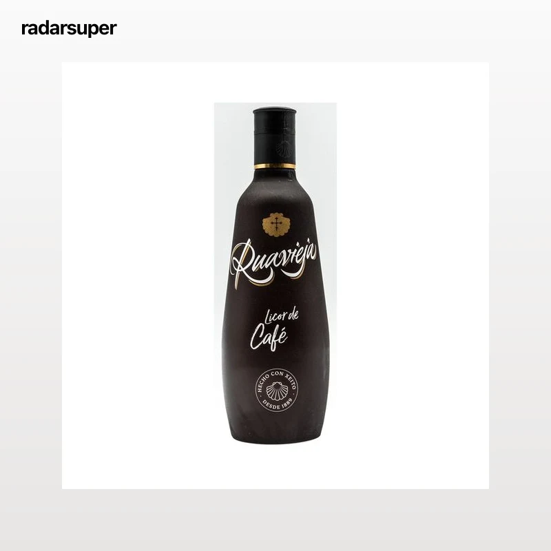 RUAVIEJA Licor de Café elaborado en Galicia RUAVIEJA botella de 70 cl