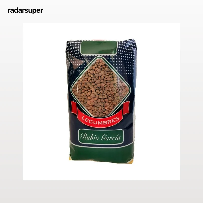 RUBIO GARCÍA Lenteja tipo Pardina paquete de 1 kg.