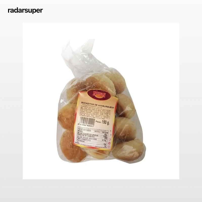 RUIPAN Pan mini para burguer bolsa 150 g.