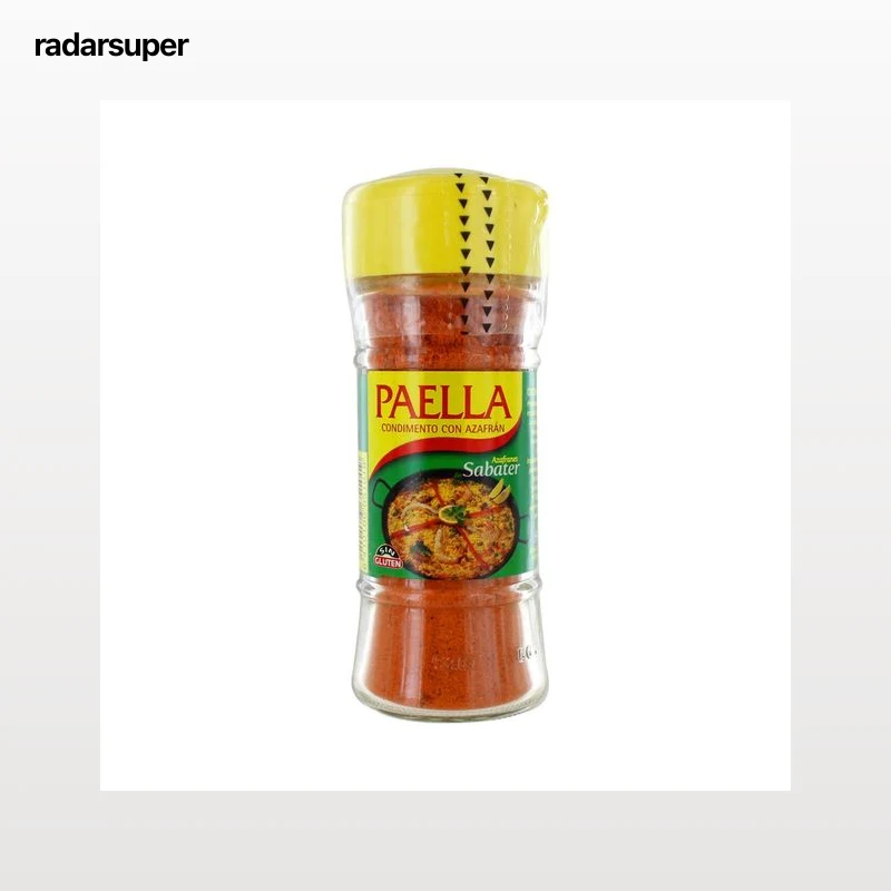 SABATER Sazonador para paella frasco de 45 g.