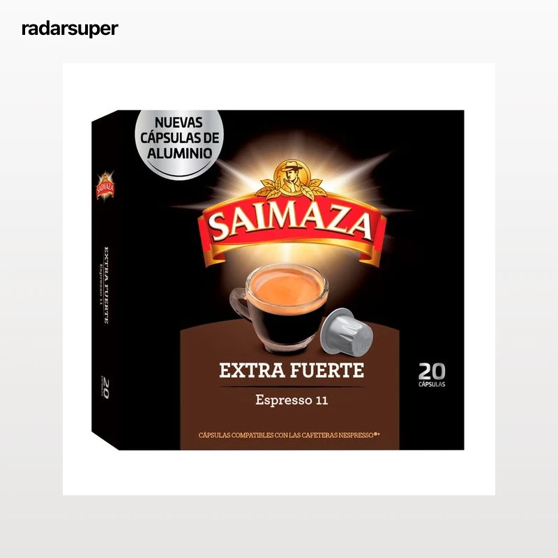 SAIMAZA Café en cápsulas extrafuerte I11, 20 uds.