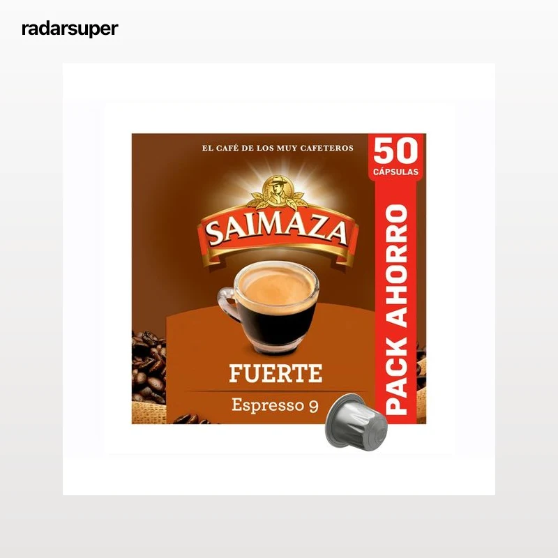 SAIMAZA Café cápsulas fuerte 50 uds. 260 gr.