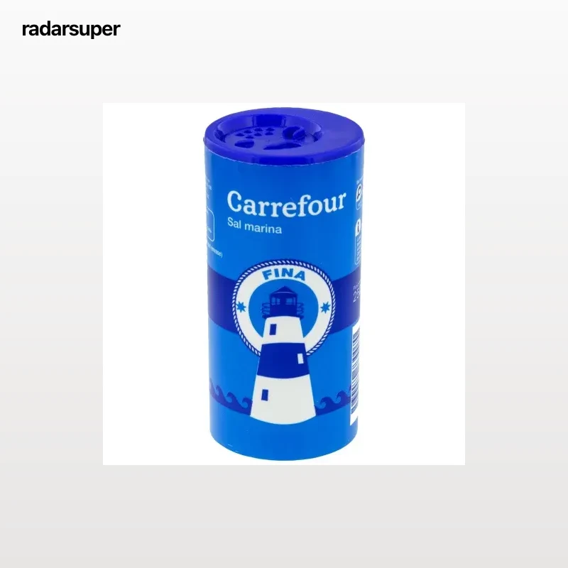 Sal marina fina Carrefour 250 g.