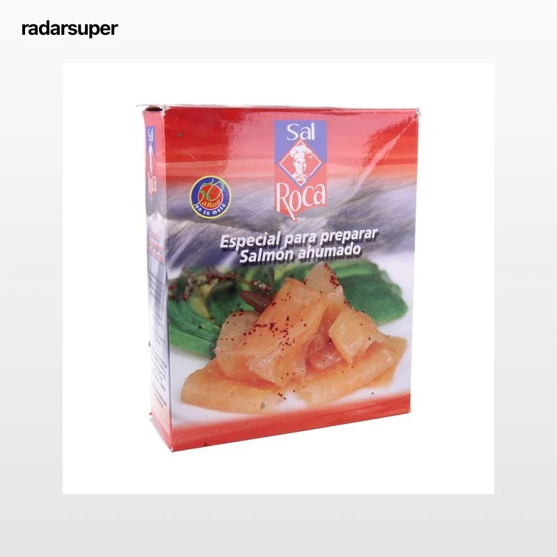 SAL ROCA Sal especial para preparar salmón ahumado SAL ROCA 1 kg.