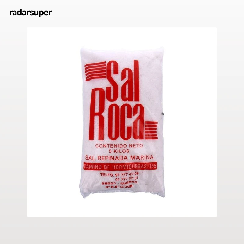SAL ROCA Sal gruesa refinada marina SAL ROCA 5 kg.