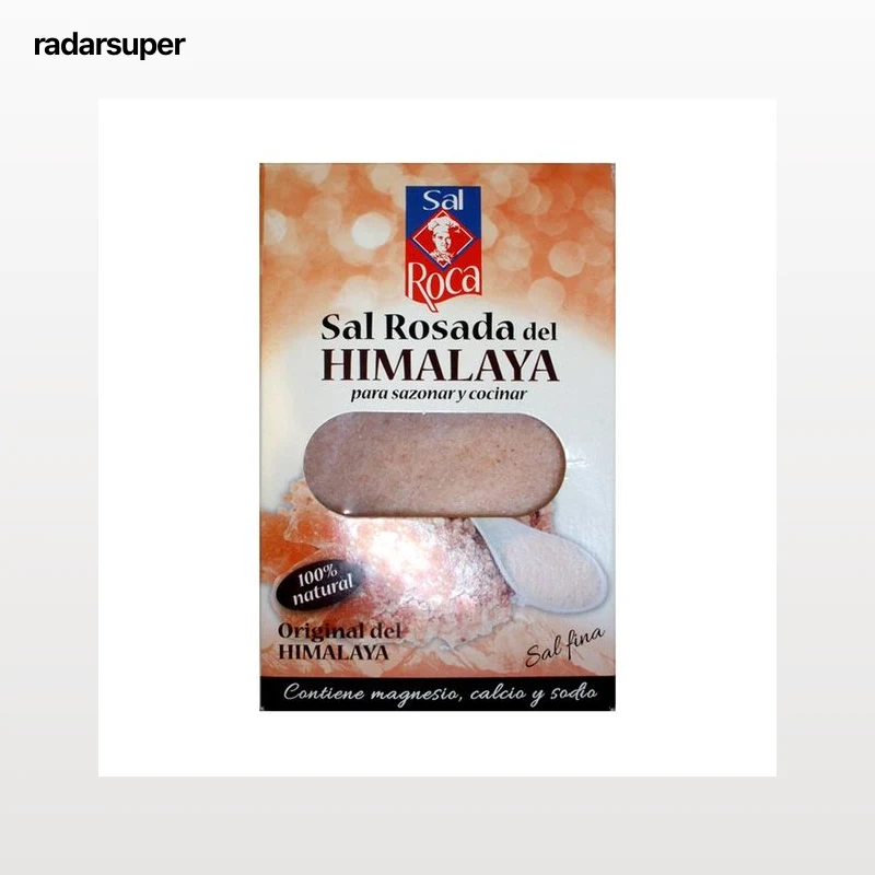 SAL ROCA Sal rosa fina del Himalaya especial para cocinar y sazonar SAL ROCA 500 g.